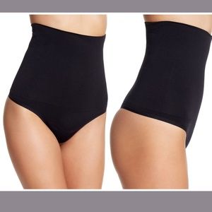 NWT Yummie‎ Shapewear Seamless High Waist Thong in Black [SZ M/L ]